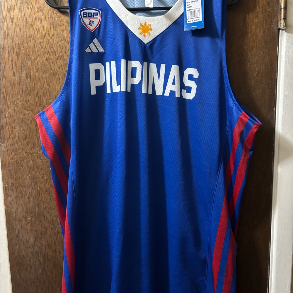 Adidas Blue and White Pilipinas Jersey